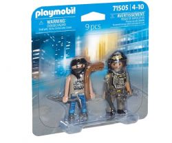 PLAYMOBIL DUO PACKS - POLICIER ET BANDIT #71505 (0524)